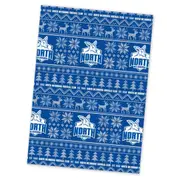North Melbourne Kangaroos AFL Xmas Team Logo Wrapping Paper Giftwrap