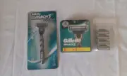 Gillette Mach 3 Men’s Razor & Cartridge Refill Blades 12 Count New