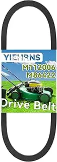 M112006 Deck Drive Belt 63" x 1/2" Replacement for John Deere M112006 M86422 M91147, Craftsman 21058 STD324630 Lawn Mower Drive Belt