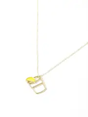 drink-charm necklace One size White