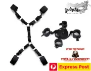 Bed Bondage Restraint Kit Arms And Legs With Soft Inner Lining Cuffs Restraint