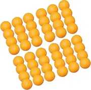Plastic Pingpong Balls Holes 60 Pack for Table Tennis Training Elastic Soft Shaft Portable Exercise Balls