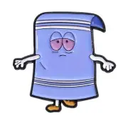 TOWELIE South Park Metal Badge enamel Brooch Pin cartoon gift comedy towel