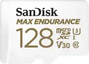 Sandisk Max Endurance Microsdxc Card SQQVR 128G (60 000 HRS) UHS-I C10 U3 V30...