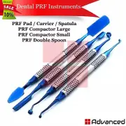 Set Of 4 Dental PRF Instruments Blue Titamium Surgical Implant Surgery Compactor