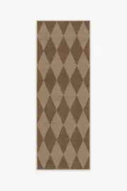 75' x 215' | Machine Washable Runner Rug | Kid & Pet Friendly | Indoor Rug | Palazzo Latte Brown Re-Jute Rug | Ruggable