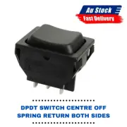 DPDT Switch Centre Off Spring Return Both Sides
