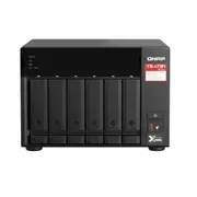 Qnap Ts673A8G 6 Bay Nas Amd Ryzen V1000 Series