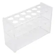 ✨Test Tube Holder Acrylic Lab Stand Rack 2X6 Wells for 10Ml Centrifuge Tubes, Cl