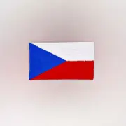Czechia Flag Patch — Iron On Badge Embroidered Motif — Czech Republic World Euro