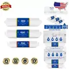 Effortless Quick Connect 3-Filter Set for Countertop Reverse Osmosis Systems