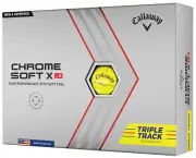 Callaway Chrome Soft X LS Triple Track Golf Balls 2022 - Yellow