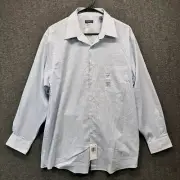 Van Heusen Flex button down plaid shirt size L or 32/33 16.5 stretch Men's NWT
