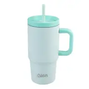 Oasis Stainless Steel Double Wall Junior 700ml Travel Tumbler - Mint
