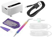 Electric Drill Art Pen, Cordless Painting Tool, Rechargeable Paint Pen, Adjustable Suction Modes Lightweight and Portable Ideal for Kids, Home Decor and Projects, 220g