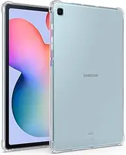 Case for Samsung Galaxy Tab S6 Lite 10.4 inch 2024/2022/2020 (SM-P610/P613/P615/P619), Slim Light Soft TPU Side Corner Protective Cover Case, Clear
