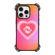 iPhone 16 Pro Bounce Case MagSafe Compatible Dolphin Heart - Love