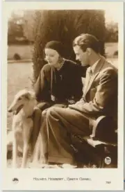 62076 - VINTAGE POSTCARD - CINEMA, Greta Garbo and Holmes Herbert