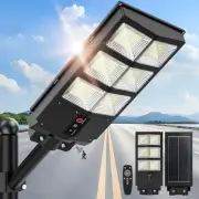 Solar Street Lights Outdoor - Wide Angle 6500K Solar Lights Outdoor Motion