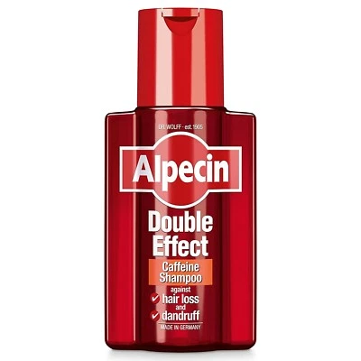 Alpecin Double Effect Anti Dandruff and Natural Hair Growth Shampoo 200 Ml