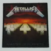 METALLICA Master Of Puppets SMALL PATCH Printed Band Logo