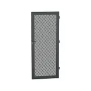 ProtectorAl 806 x 2024 x 19mm Black Diamond Grille Imperial Hinged Aluminium Screen Door