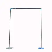 OZNALA 3x3M Adjustable Heavy Wedding Backdrop Stand Background Curtain Pipe Stage