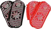 SOESFOUFU 2pairs Self Heating Magnetic Socks for Breathable Massage Socks Tourmaline Design for Foot and Circulation for Skiing and Outdoor Activities