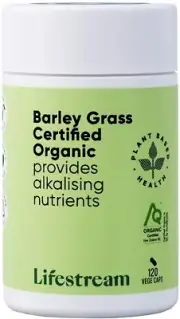 Barley Grass Organic 120 Caps Lifestream