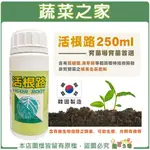 【蔬菜之家滿額免運】活根路250ML 育苗首選 含有腐植酸 土壤活化劑 海草精 韓國獨特技術開發非賀爾蒙之根系生長肥