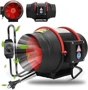 4inch Inline Fan Industrial Extractor Duct Hydroponic Exhaust Vent Silent (4 inch / 100mm)