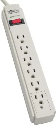 6 Outlet Surge Protector Power Strip, Extra Long Cord 15Ft, & $20,00