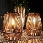 Solar Lanterns, KagoLing Solar Lanterns Outdoor Waterproof Hanging Solar Lights Outdoor Waterproof Solar Lamp Lights Decoration for Outside Garden,Yard,Patio,Porch,Trees,Lawn,Pathway Decor, 2 Pack
