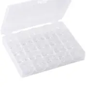 25Pcs Plastic Bobbins for Sewing Machine, Sa156 Bobbins with Case for Brother...