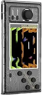 Handheld Game Console - Card Retro Classic Games | Portable Game Console | Versatile Stylish Portable Charger | Game Energy Bank | Powerful Fast Charging Game | Console Handheld Transparent Design