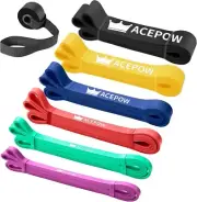 Pull Up Assistance Bands Resistance Bands Set of 6 with Door Anchor for Men &