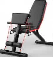 Adjustable Incline Decline Flat Weight Gym Sit Up Bench Flat Stool Supine Board