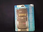 Scientific Statistical Calculator Merangue Deluxe 2 Line Display Black B18-14