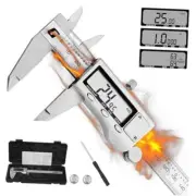 Digital Caliper Measuring Tool, 6 Inches Electronic Digital Vernier Caliper,