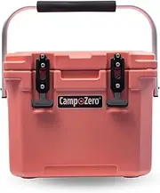 [CAMP-ZERO] 10 | 10.6 Qt. Cooler with 2 Molded-in Cup Holders and Folding Aluminum Handle
