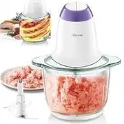 [Inllex] Mini Electric Food Chopper, 2L Stainless Steel Meat Grinder Food Processor, Onion, Vegetable, Garlic Leaf Chopper, Meat Chopper, Vegetables, Fruits and