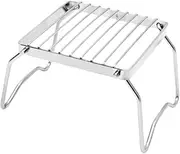 Gogogmee Folding Barbecue Grill Portable BBQ Accessory Park Mini Grill Stainless Steel BBQ Tools Kit