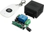 Wireless Relay Module, RF Relay Switch Wireless Remote Control with Transmitter DC 12V for Entrance Access, Lifting Equipment