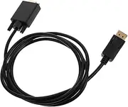 TEHAUX 1080p to Vga Converter Cable 1.8m Long Display Port to Vga for Pc Monitors Easy Installation Friendly