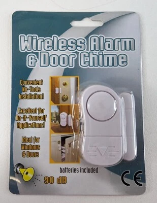 Wireless Alarm & Door Chime Doorbell / Door & Window Entry Alarm Hampton