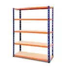 Giantz 1.8M Garage Shelving Warehouse Rack Pallet Racking Storage Shelve Blue