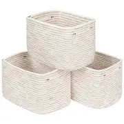 Cubes Storage Bins for Closet Storage,Skin-friendly Cube Shelf Woven Baskets ...