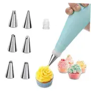 Piping Bag and Tips Cake Decorating and Baking Supplies Kit Includes Cupcake