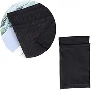 Protective Calf Sleeves with Pocket for Shin Pads Breathable Compression Leg Support for Football Moisture Wicking Adult Black