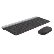 Logitech 920-009182 MK470 Black Slim Wireless Keyboard Mouse Combo Nano Receiver Plug&Play
